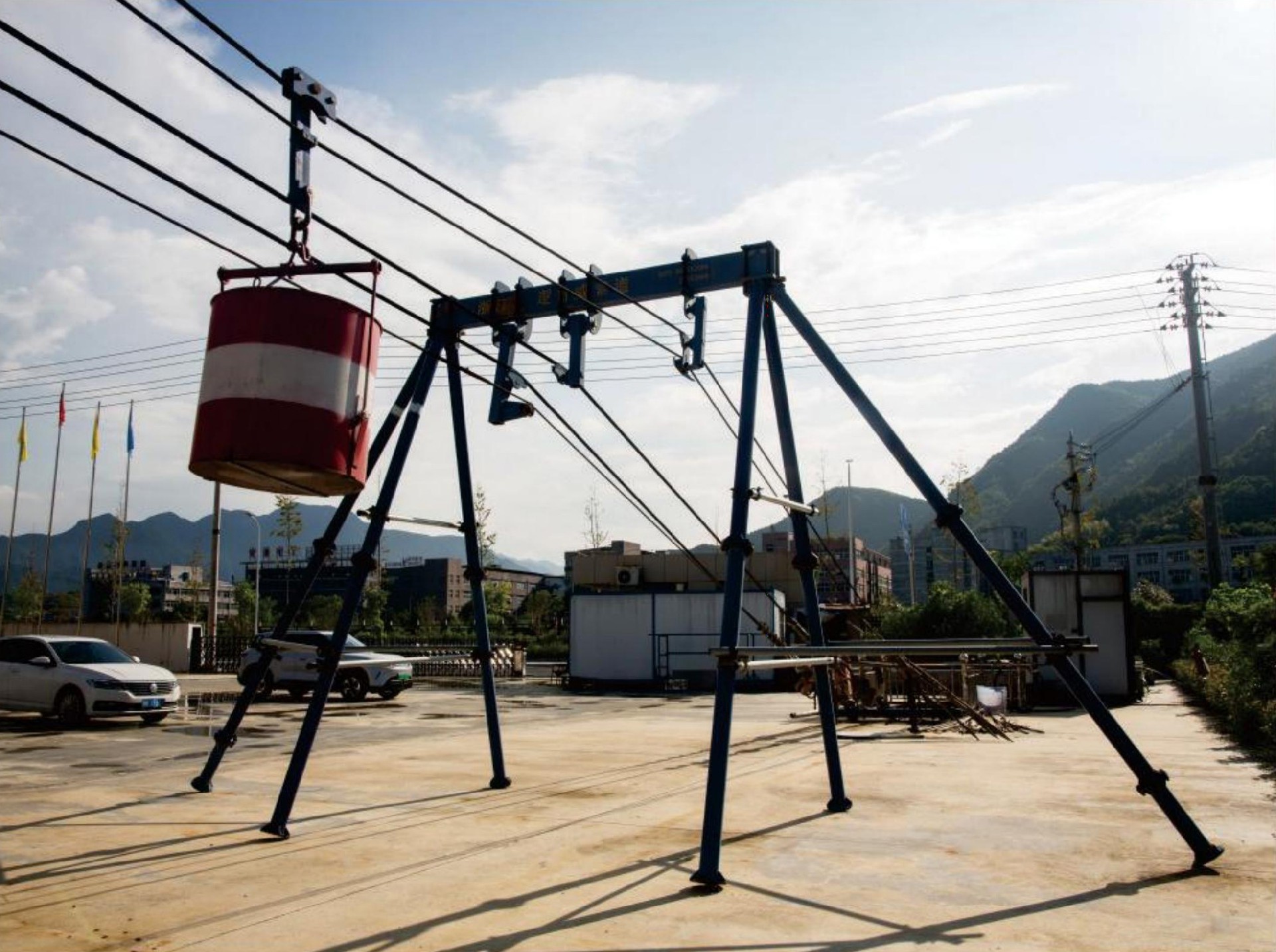 北京電料院4噸機(jī)檢測(cè)現(xiàn)場(chǎng)